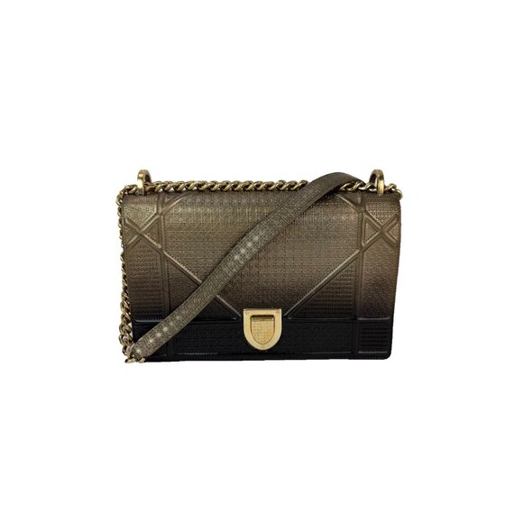 Christian Dior Diorama Cannage Embossed Calfskin Ombre Crossbody Bag - Picture 1 of 11